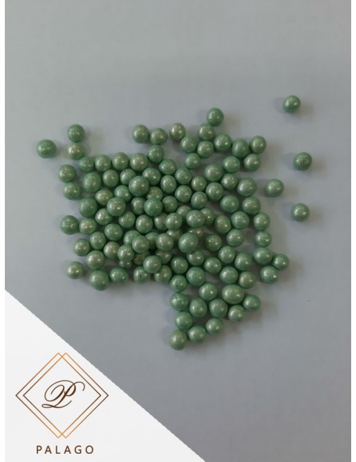 Ukrasne perlice zelene 15gr dvojka